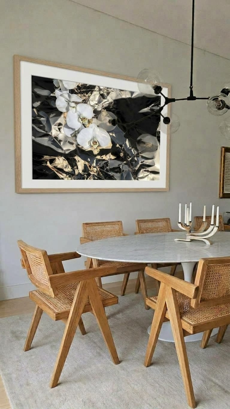 Against the Golden Grain by DANIELLEX in a dining room